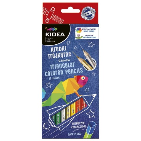 Kredki ołówkowe Kidea KIDART 12 kol. (KT12KA) Kredki ołówkowe Kidea KIDART 12 kol. (KT12KA)
