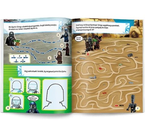 Książeczka edukacyjna Ameet LEGO® Star Wars™. Mandaloriańscy wojownicy LNC 63123 P1 Książeczka edukacyjna Ameet LEGO® Star Wars™. Mandaloriańscy wojownicy LNC 63123 P1