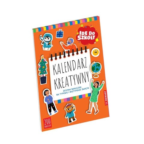 Książeczka edukacyjna Demart Idę do szkoły. Kalendarz kreatywny Książeczka edukacyjna Demart Idę do szkoły. Kalendarz kreatywny