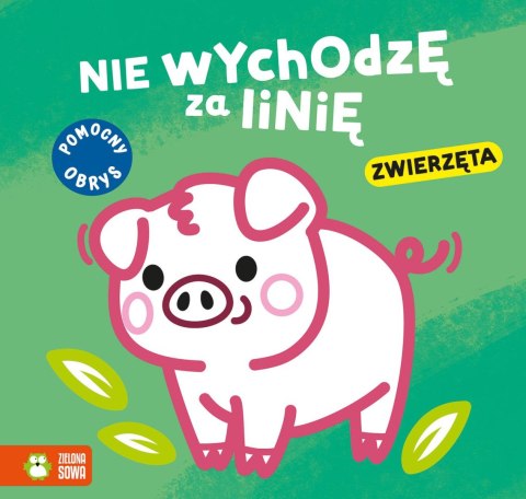 Książeczka edukacyjna Zielona Sowa Nie wychodzę za linię. Zwierzęta Książeczka edukacyjna Zielona Sowa Nie wychodzę za linię. Zwierzęta