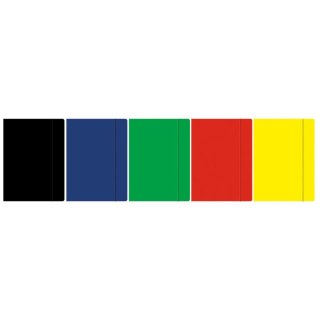 Teczka kartonowa na gumkę kolor A3 mix 300g [mm:] 43x32 Rexus (601893)