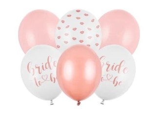 Balon gumowy Partydeco Bride to be, mix mix 300mm (SB14P-328-000-6)