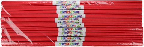Bibuła marszczona Fun&Joy 07 czerwona jasna 500mm x 2000mm Bibuła marszczona Fun&Joy 07 czerwona jasna 500mm x 2000mm