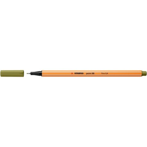 Cienkopis Stabilo, zieleń błotna 0,4mm 1kol. (88/37) Cienkopis Stabilo, zieleń błotna 0,4mm 1kol. (88/37)