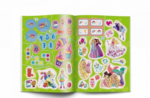 Książka dla dzieci Ameet Barbie™. Baw się naklejkami (stj 1401)