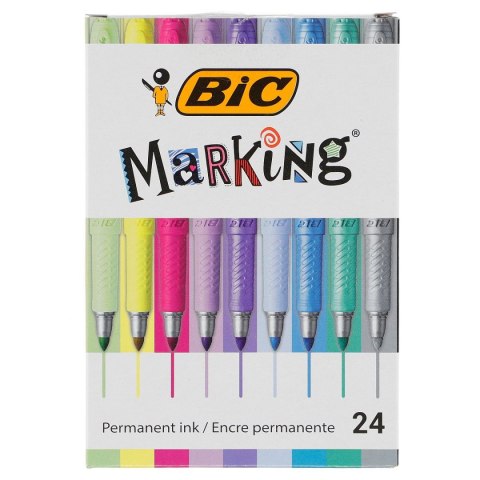 Marker permanentny Bic Marking, mix (992731) Marker permanentny Bic Marking, mix (992731)