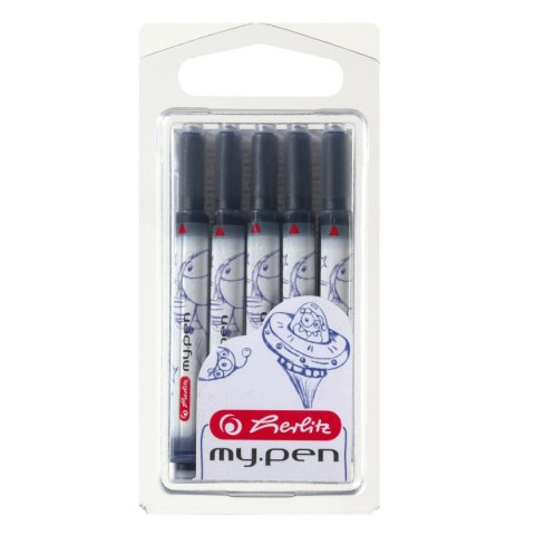 Naboje długie Herlitz My Pen niebieski (10983443) Naboje długie Herlitz My Pen niebieski (10983443)