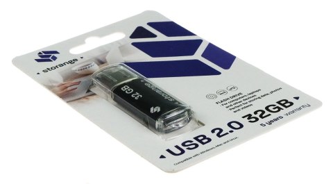 Pendrive Storange black 32GB (STORANPEN32GBBK2.0) Pendrive Storange black 32GB (STORANPEN32GBBK2.0)