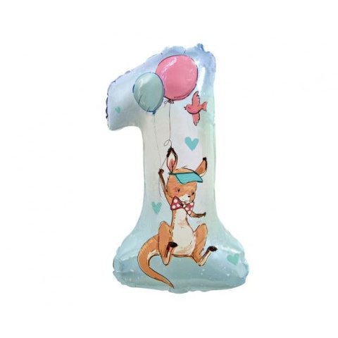 Balon foliowy Godan Cyfra 1 - Kangurek, 77 cm (FG-HSKG) Balon foliowy Godan Cyfra 1 - Kangurek, 77 cm (FG-HSKG)