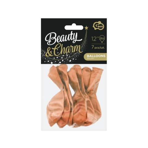 Balon gumowy Godan Beauty&Charm, platynowe 7 szt. miedziana 300mm 12cal (CB-7LMI) Balon gumowy Godan Beauty&Charm, platynowe 7 szt. miedziana 300mm 12cal (CB-7LMI)
