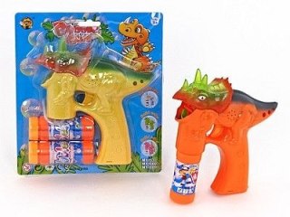 Bańki mydlane Adar pistolet na baterie, z muzyką, 2 tubki z płynem (498631)