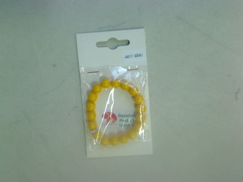 Bransoletka Mol bransoletka jadeit górski żółty 10mm Bransoletka Mol bransoletka jadeit górski żółty 10mm
