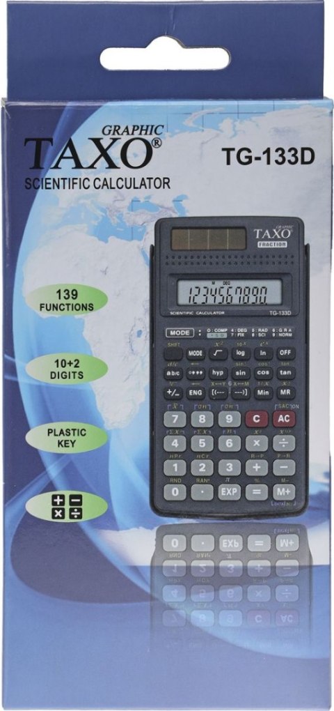 Kalkulator naukowy TG-133D Taxo Graphic Kalkulator naukowy TG-133D Taxo Graphic