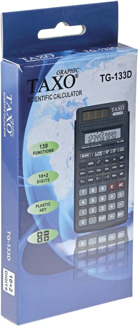 Kalkulator naukowy TG-133D Taxo Graphic Kalkulator naukowy TG-133D Taxo Graphic