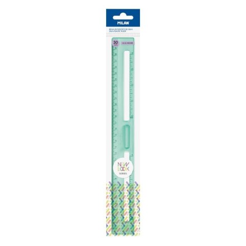 Linijka plastikowa Milan New Look 30cm (353801NL) Linijka plastikowa Milan New Look 30cm (353801NL)
