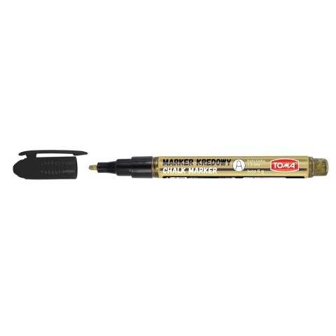 Marker specjalistyczny Toma kredowy, złoty 1,5mm ścięta końcówka Marker specjalistyczny Toma kredowy, złoty 1,5mm ścięta końcówka