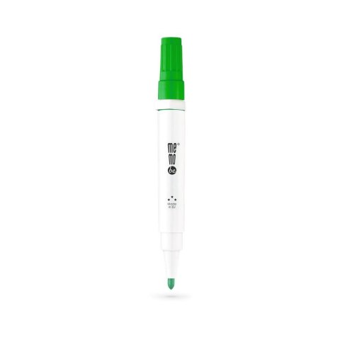 Marker suchościeralny Memobe z gąbką i magnesem zielony, zielony 1-3mm okrągła końcówka (MM351-04) Marker suchościeralny Memobe z gąbką i magnesem zielony, zielony 1-3mm okrągła końcówka (MM351-04)