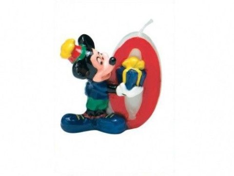 Świeczka urodzinowa Amscan numer 0 Myszka Mickey (DS1074) Świeczka urodzinowa Amscan numer 0 Myszka Mickey (DS1074)