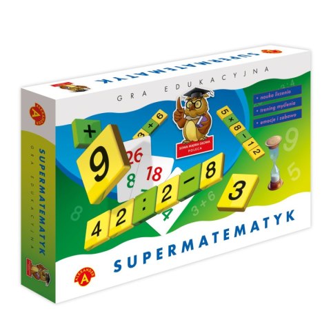 Gra edukacyjna Alexander Sowa Mądra Głowa Supermatematyk (0466) Gra edukacyjna Alexander Sowa Mądra Głowa Supermatematyk (0466)