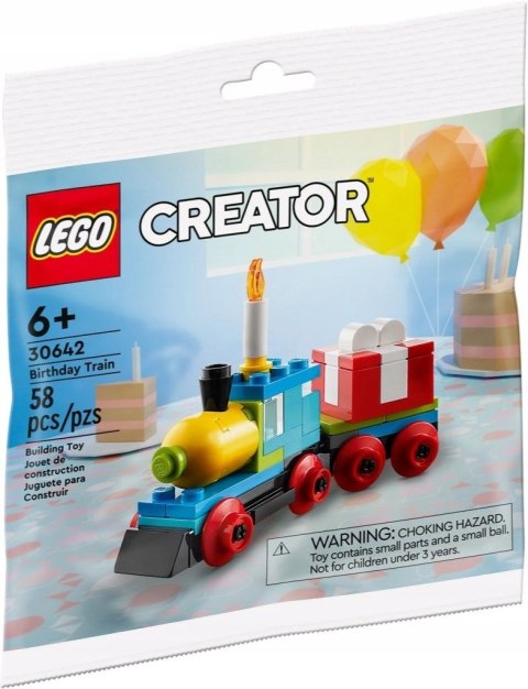 Klocki konstrukcyjne Lego Creator pociąg urodzinowy (30642) Klocki konstrukcyjne Lego Creator pociąg urodzinowy (30642)