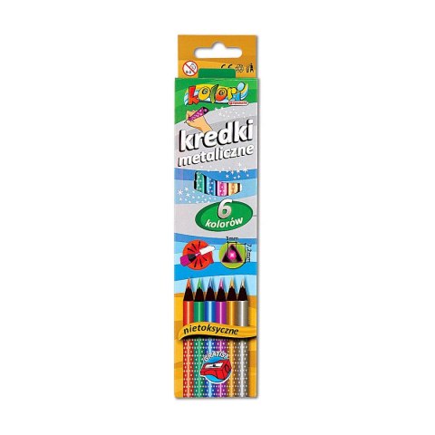 Kredki świecowe Penmate Kolori 6 kol. (TT7538) Kredki świecowe Penmate Kolori 6 kol. (TT7538)