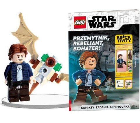 Książeczka edukacyjna Ameet LEGO® Star Wars™. Przemytnik, rebeliant, bohater! LNC 6309 P1 Książeczka edukacyjna Ameet LEGO® Star Wars™. Przemytnik, rebeliant, bohater! LNC 6309 P1