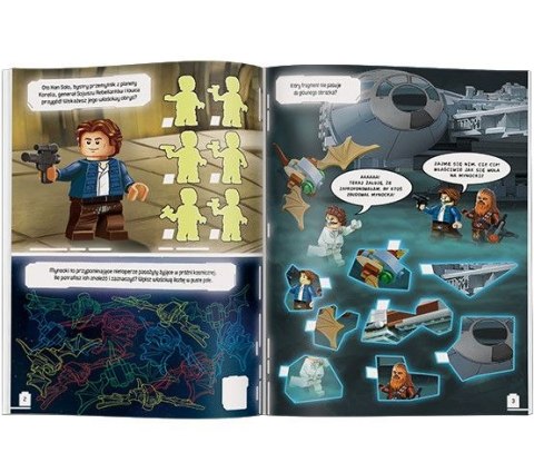 Książeczka edukacyjna Ameet LEGO® Star Wars™. Przemytnik, rebeliant, bohater! LNC 6309 P1 Książeczka edukacyjna Ameet LEGO® Star Wars™. Przemytnik, rebeliant, bohater! LNC 6309 P1