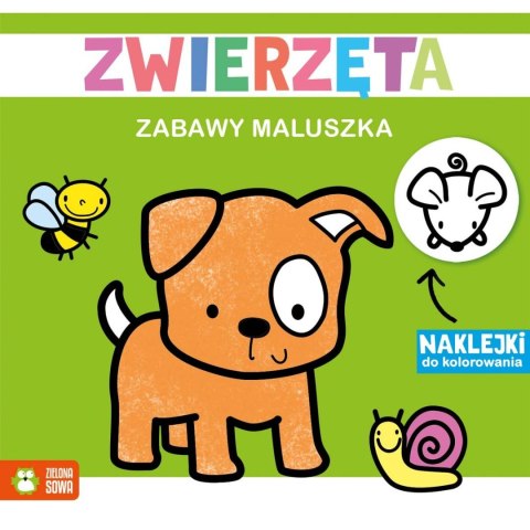 Książeczka edukacyjna Zielona Sowa Zabawy maluszka. Zwierzęta Książeczka edukacyjna Zielona Sowa Zabawy maluszka. Zwierzęta