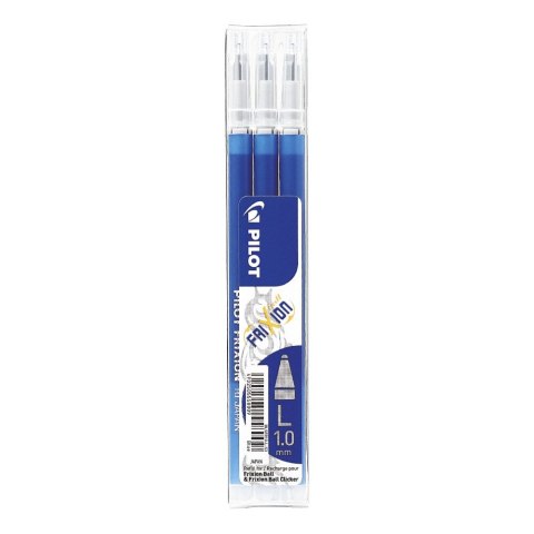 Wkład do pióra kulkowego Pilot Frixion, niebieski 1,0mm (BLSFR10-L-S3-E) Wkład do pióra kulkowego Pilot Frixion, niebieski 1,0mm (BLSFR10-L-S3-E)