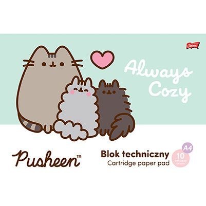 Blok rysunkowy Unipap Pusheen A4 biały 20k Blok rysunkowy Unipap Pusheen A4 biały 20k