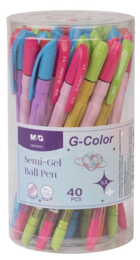 Długopis M&G Semi-Gel niebieski 0,5mm (MG ABP629R3 KP40) Długopis M&G Semi-Gel niebieski 0,5mm (MG ABP629R3 KP40)