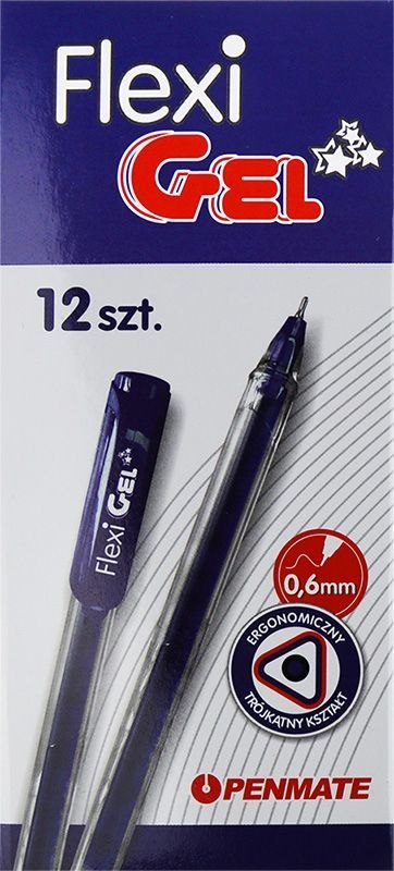 Długopis Penmate FLEXI GEL żelowy niebieski czerwony 0,6mm (TT8500) Długopis Penmate FLEXI GEL żelowy niebieski czerwony 0,6mm (TT8500)