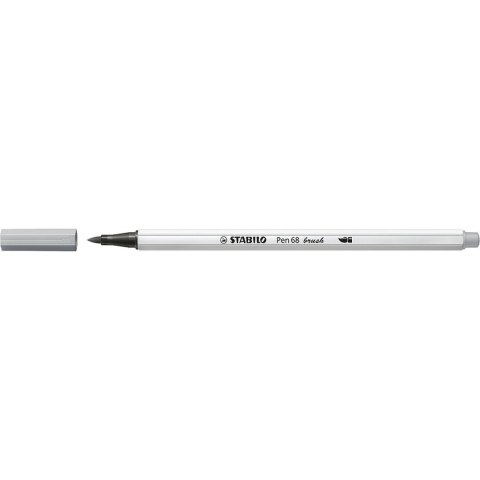 Flamaster Stabilo Pen 68 brush szary zimny 1 kol. (568/95) Flamaster Stabilo Pen 68 brush szary zimny 1 kol. (568/95)
