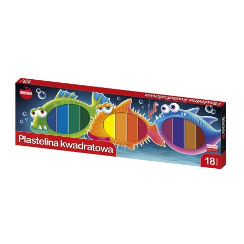 Plastelina Mona 18 kol. mix Plastelina Mona 18 kol. mix