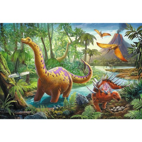 Puzzle Trefl wędrówka dinozaurów 60 el. (17319) Puzzle Trefl wędrówka dinozaurów 60 el. (17319)