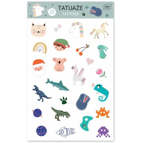 Tatuaż Interdruk KIDS ZMYWALNE 25 SZT (5902277341792) Tatuaż Interdruk KIDS ZMYWALNE 25 SZT (5902277341792)