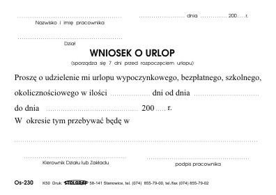 Druk samokopiujący Stolgraf A6 100k. (K50) Druk samokopiujący Stolgraf A6 100k. (K50)