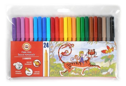Flamaster Koh-I-Noor 24 kol. (7710/2BD) Flamaster Koh-I-Noor 24 kol. (7710/2BD)
