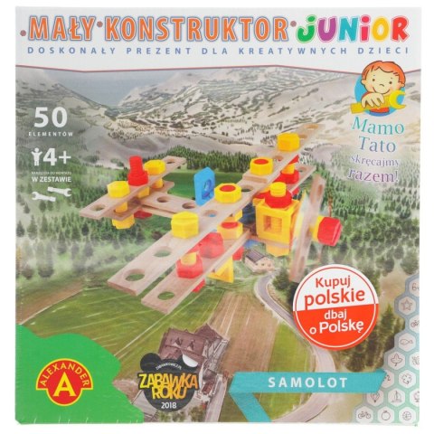 Gra edukacyjna Alexander Mały konstuktor samolot Gra edukacyjna Alexander Mały konstuktor samolot
