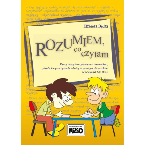 Książeczka edukacyjna Niko rozumiem co czytam Książeczka edukacyjna Niko rozumiem co czytam