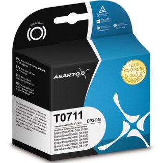 Tusz (cartridge) alternatywny Asarto czarny (T0711) EPSON