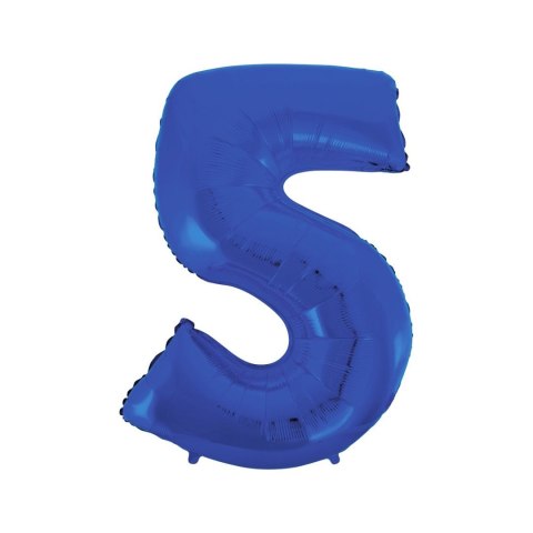 Balon foliowy Godan cyfra 5 NIEBIESKA 91 cm 45cal (FG-C85N5) Balon foliowy Godan cyfra 5 NIEBIESKA 91 cm 45cal (FG-C85N5)