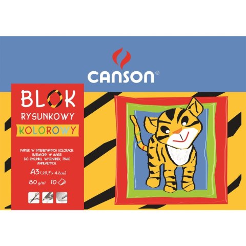 Blok rysunkowy Canson A3 mix 80g 10k (75-201) Blok rysunkowy Canson A3 mix 80g 10k (75-201)