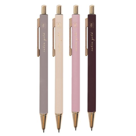 Długopis żelowy Interdruk Satin Gold 0,7mm niebieski 1,0mm (5902277346452)