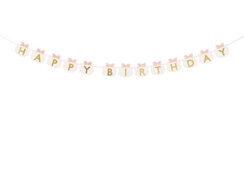 Girlanda Partydeco Happy Birthday Kotki, 2.8 m (GRL113)