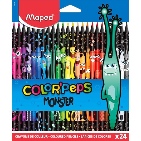 Kredki świecowe Maped Colorpeps 24 kol. (862624) Kredki świecowe Maped Colorpeps 24 kol. (862624)