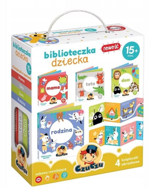 Książeczka edukacyjna Czuczu Biblioteczka dziecka 15mc+ (762077) Książeczka edukacyjna Czuczu Biblioteczka dziecka 15mc+ (762077)