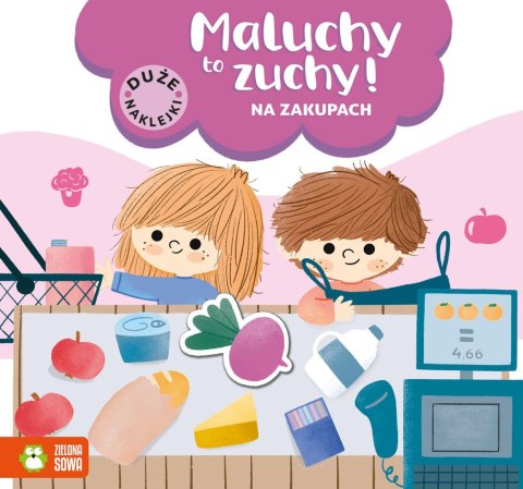 Książeczka edukacyjna Zielona Sowa Maluchy to zuchy. Na zakupach Książeczka edukacyjna Zielona Sowa Maluchy to zuchy. Na zakupach