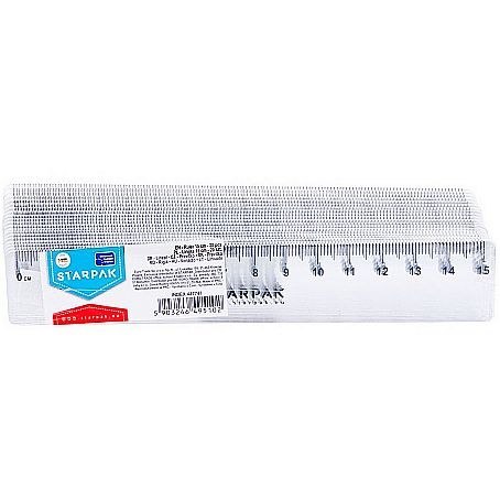Linijka plastik Starpak 15cm (447742) Linijka plastik Starpak 15cm (447742)