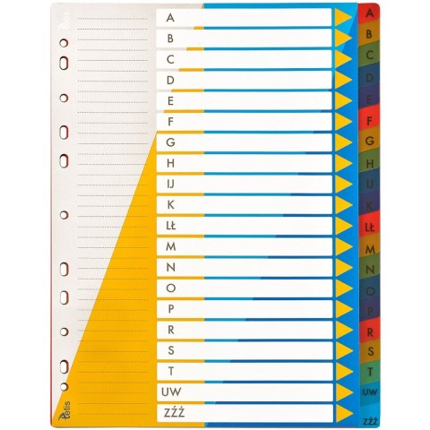 Przekładka alfabetyczna Tetis alfabetyczne A4 mix kolorów A-Z (BP631-AZ) Przekładka alfabetyczna Tetis alfabetyczne A4 mix kolorów A-Z (BP631-AZ)